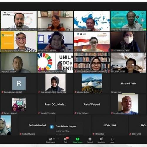 Workshop Konsultasi Penyelesaian Matriks 3 RAN SDGs 2021-2024 Dengan SDGs Center