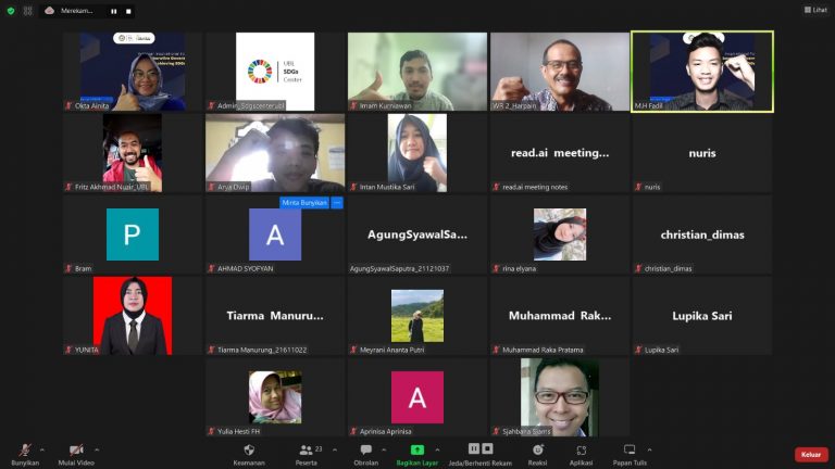 Webinar SDGs Inspirational Forum #3 “Collaborative Governance on Achieving SDGs”