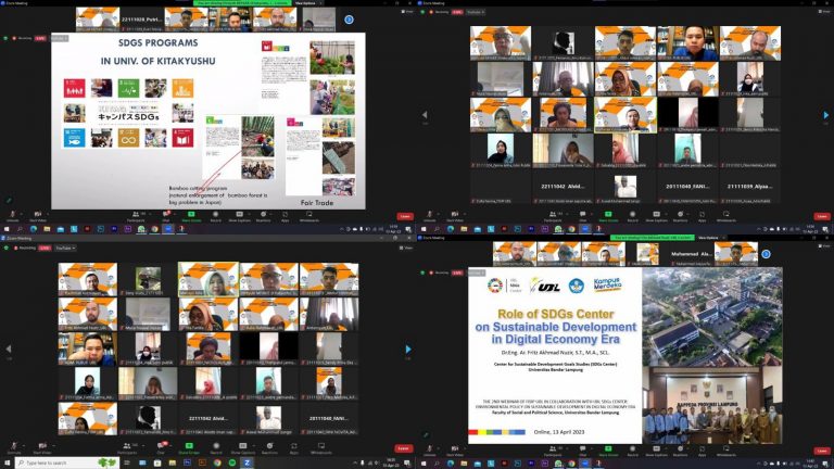 The 2nd Webinar of Fisip UBL In Collaboration With UBL SDGs Center  : Environmental Policy on Sustainable Development in Digital Economy Era